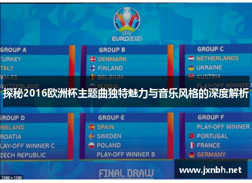 探秘2016欧洲杯主题曲独特魅力与音乐风格的深度解析 探秘2016欧洲杯主题曲独特魅力与音乐风格的深度解析